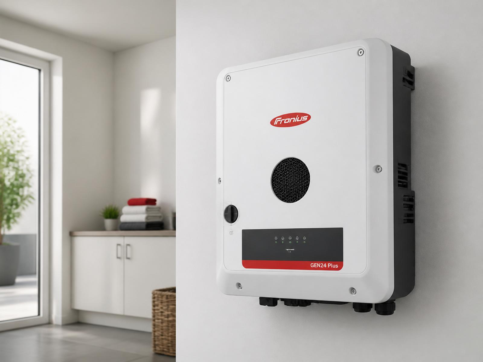 Fronius GEN24 Plus Wechselrichter im Hauswirtschaftsraum